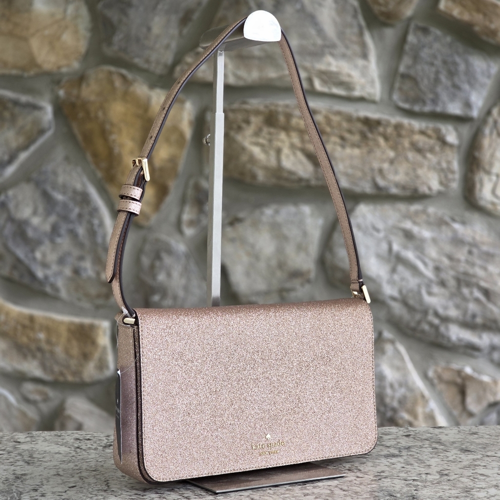 Kate Spade Tinsel Rose Gold Shoulder Bag